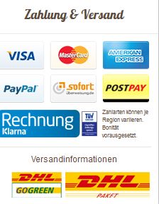 Allyouneed.com Bezahlung und Versand