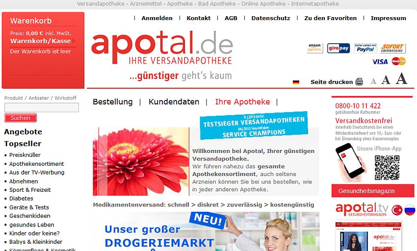 Apotal Gutschein