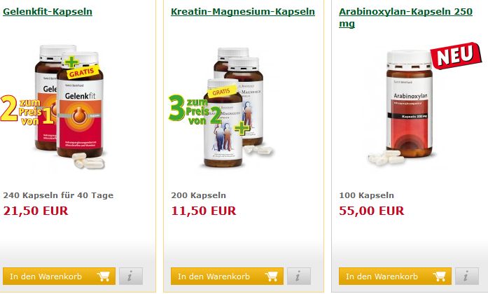 Kräuterhaus Sanct Bernhard Angebot