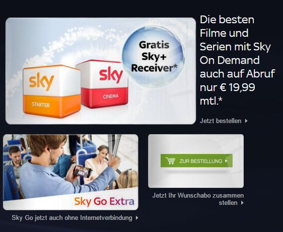 Sky Angebote