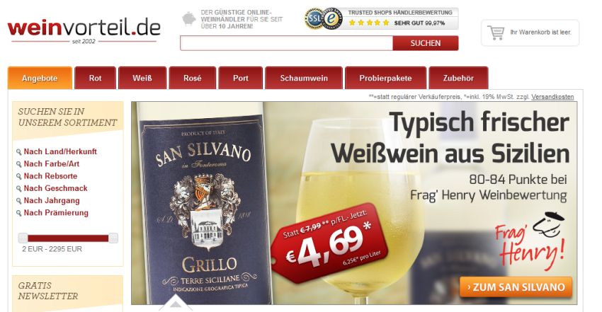 Weinvorteil Gutschein