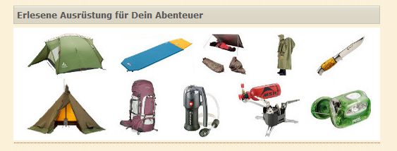 Wildnissport Angebot